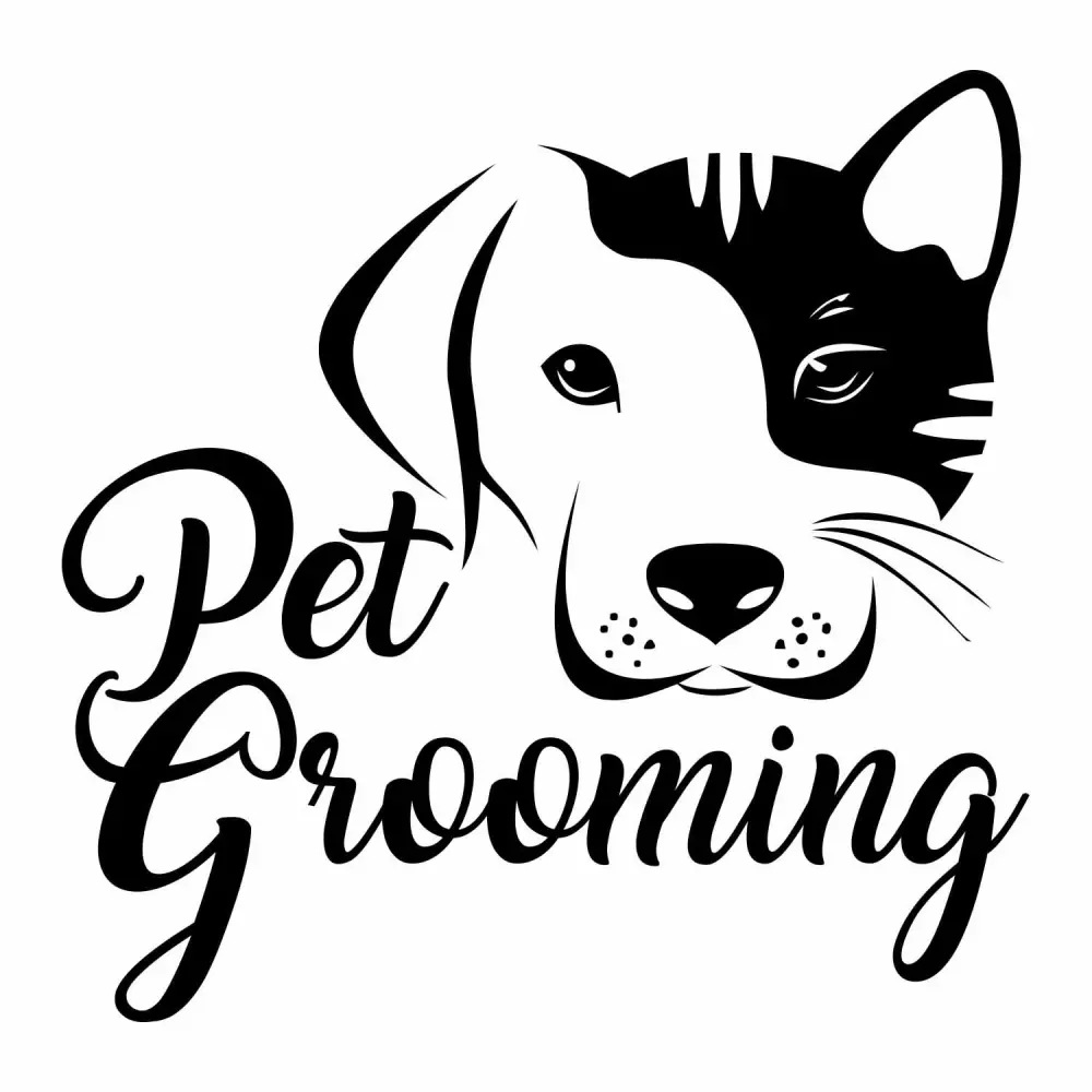 Shop Grooming Salon Wall Decal. Pet Shop Vinyl Sticker. Animals Cat Dog Decor. Puppy Decal. Dog Salon Wall Art NL135