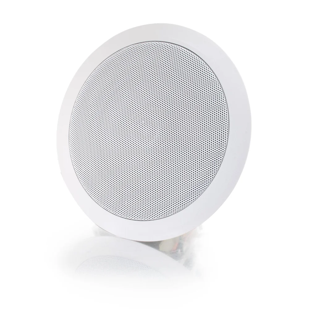 C2G Legrand Ceiling Mount Speaker, Round Ceiling Speaker, White Home Audio Speaker, 5 Inch Surround Sound Speaker, 1 Count, C2G 39907