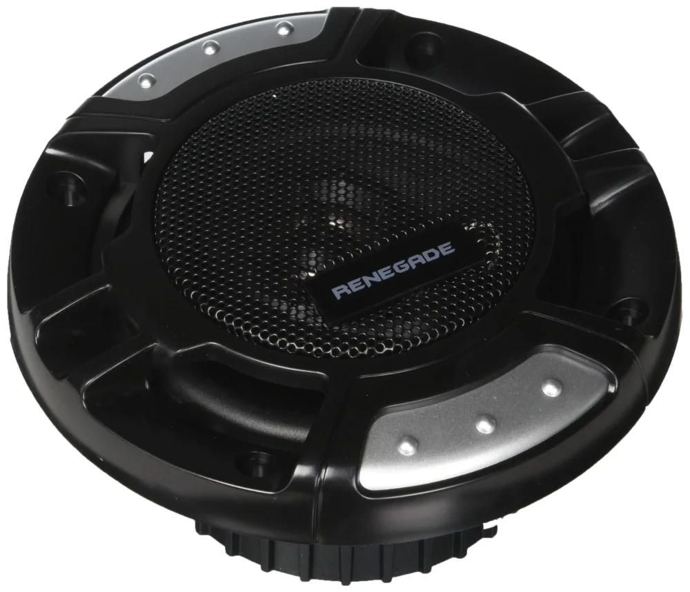 Renegade RX42 4-Inch Full Range 2-Way Speakers - Set of 2 (Black)