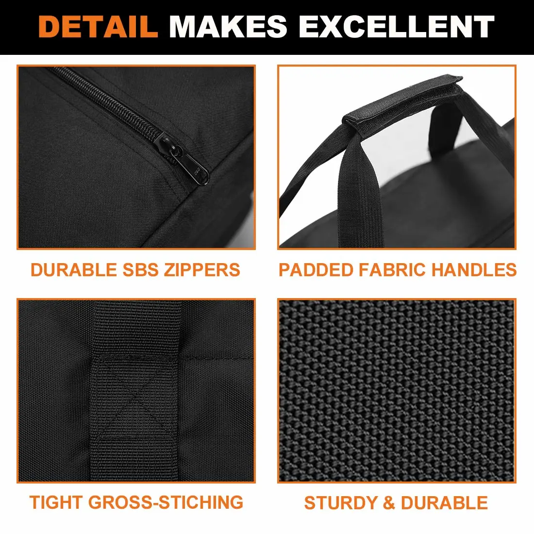 COOLBEBE 42" Sports Duffle Bag - 150L Extra Large Travel Duffel Luggage Bag with Upgrade Zipper, Durable & Water Resistant, Black