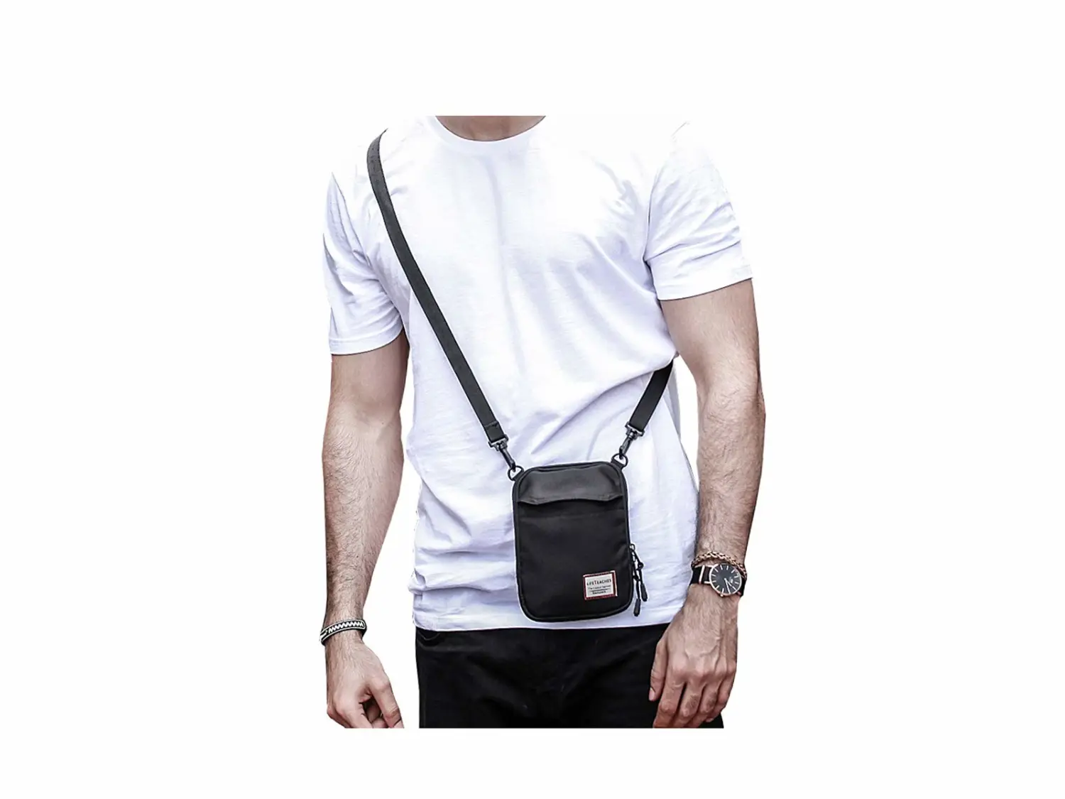 Small Crossbody Bag for Men, Mini Messenger Bag Shoulder Bag for Phone Passport