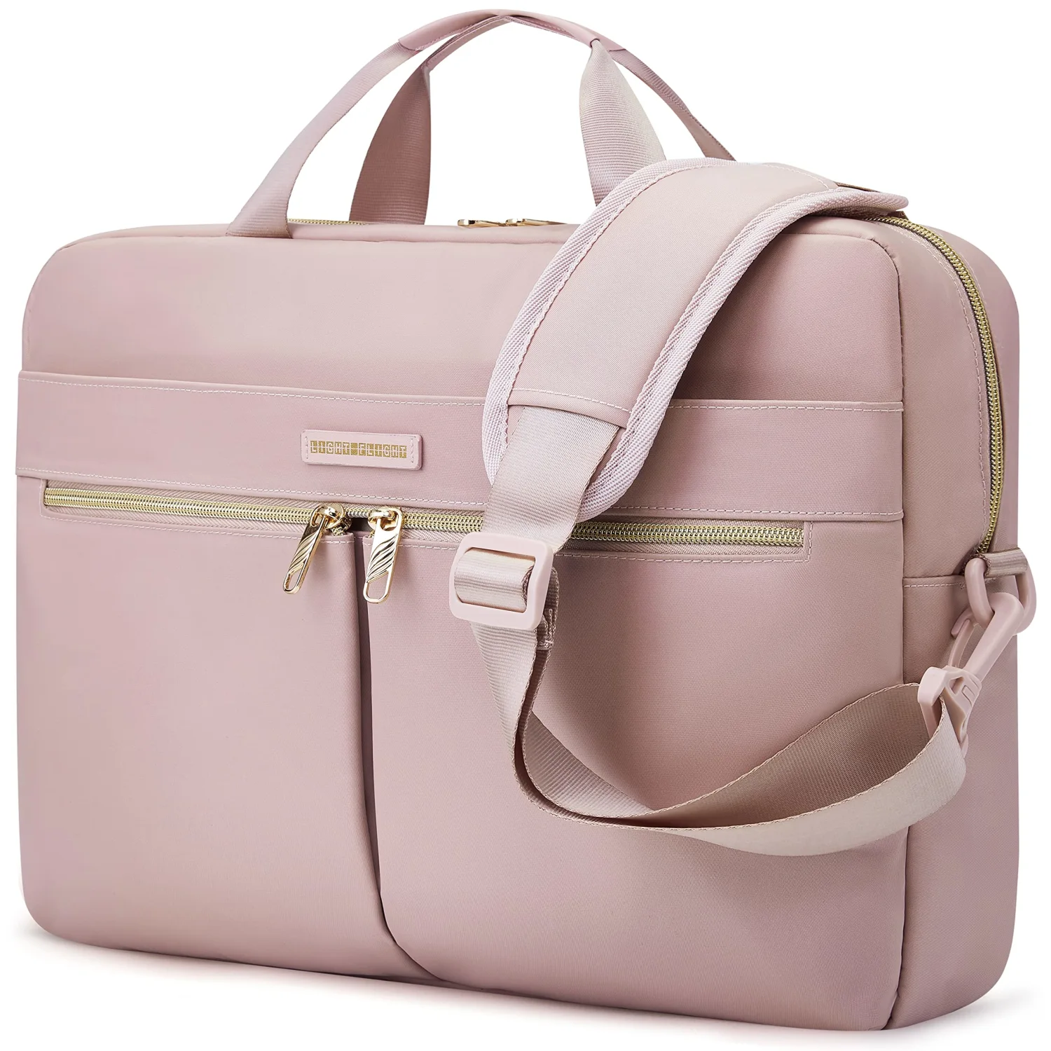 LIGHT FLIGHT 15.6/17.3 Inch Laptop Bag, Briefcase for Women, Large Laptop Case Computer Bag Office Travel Business, Nylon