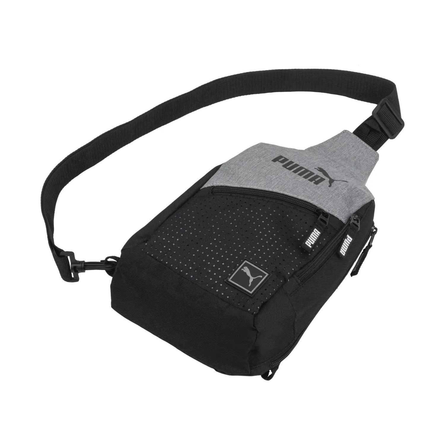 PUMA EVERCAT SIDEWALL SLING BACKPACK, One Size, Heather Grey