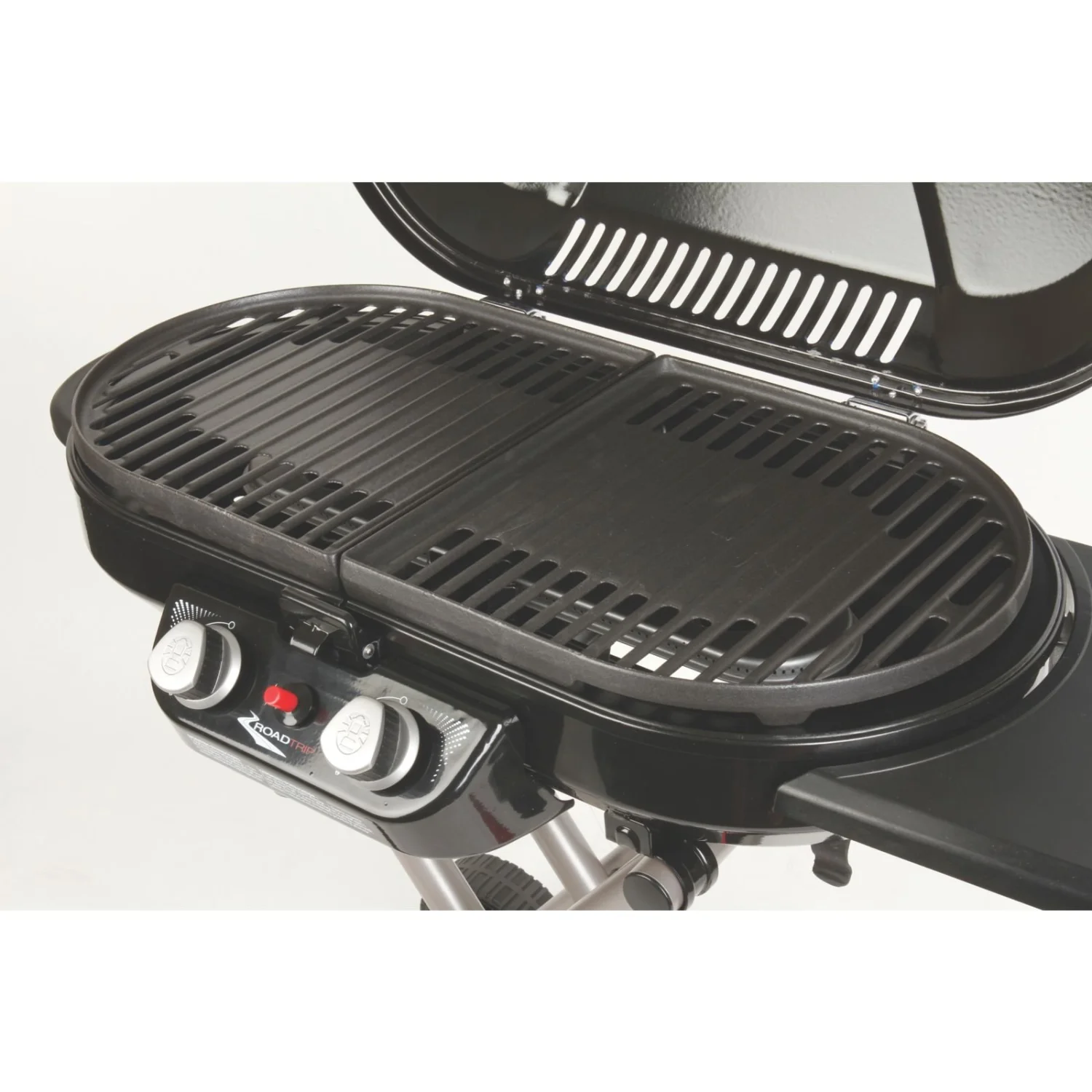 Coleman Swaptop Cast Iron Griddle & Grill Grate for RoadTrip Grills, 142 Sq. In. Cooking Area with Easy-to-Clean Cast Iron Construction, Great for Camping, Tailgating, Home, & More