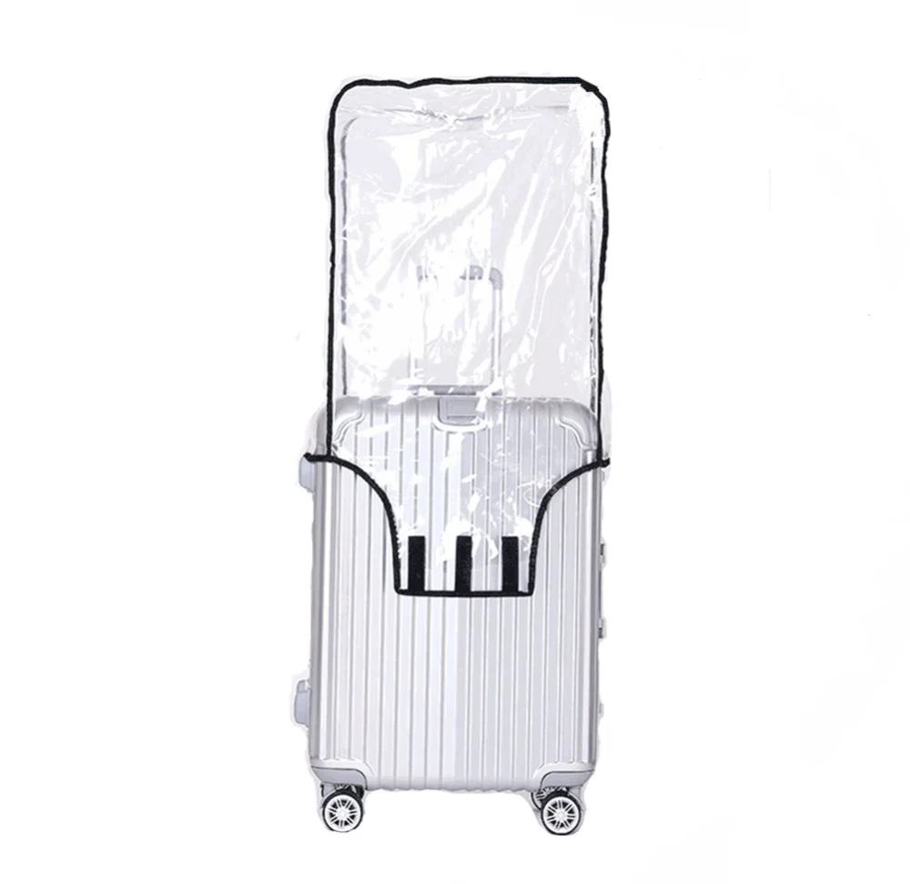 JenKin Luggage Protector Suitcase Cover PVC Waterproof Travel Suitcase Fits Most 20" to 30"(28")