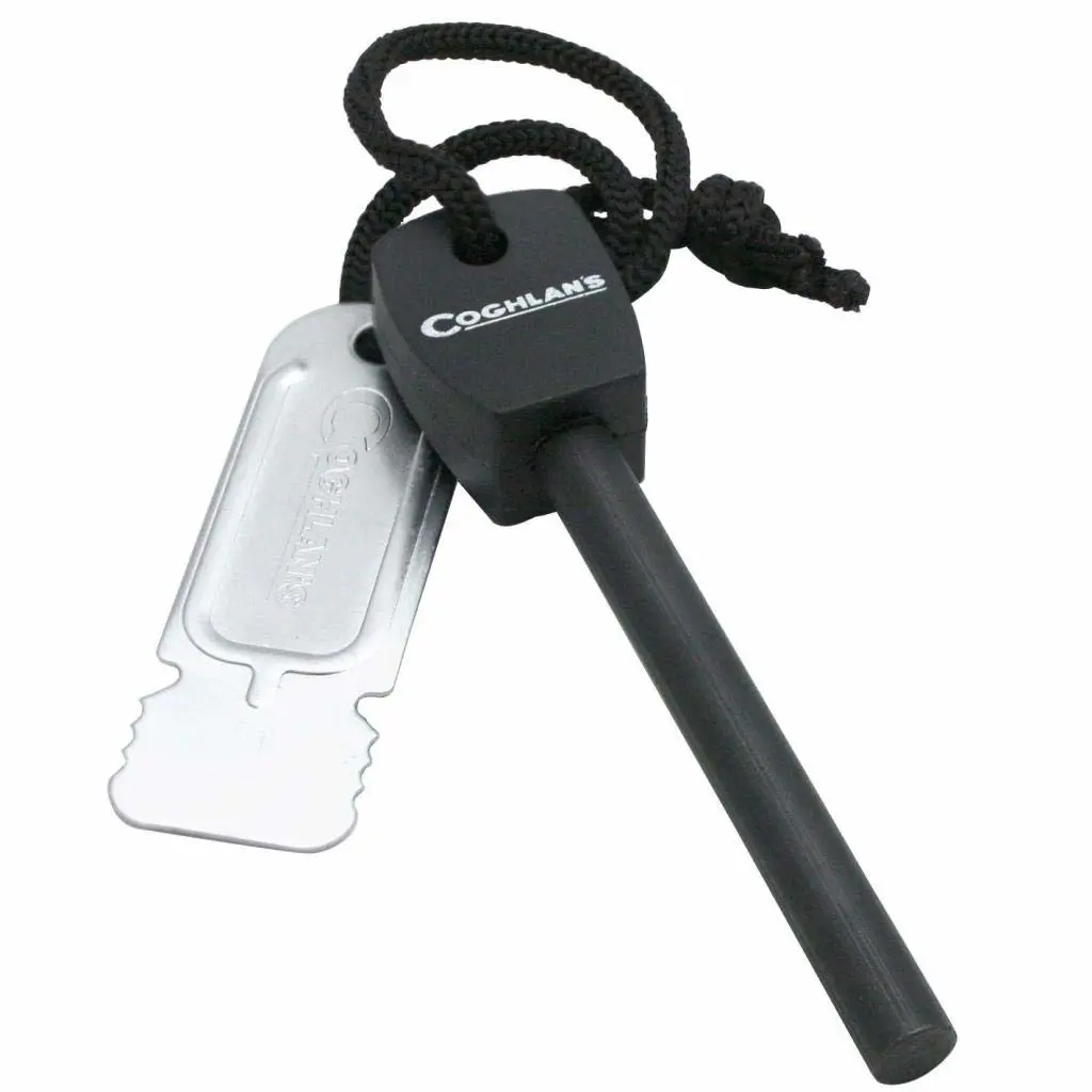 Coghlan's Waterproof Flint Striker Black ,3 7/8"