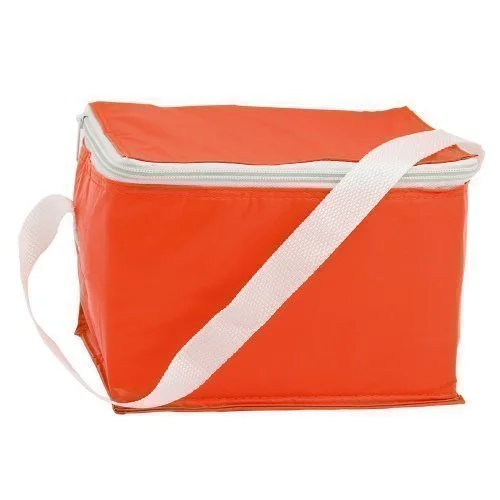 eBuyGB Lunch BBQ Camping Can Cooler Picnic Bag Box, Polyester, Orange