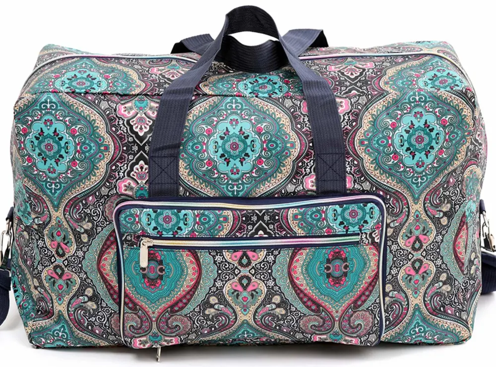 Foldable Large Travel Duffle Bag Waterproof Cute Overnight Carryon Weekender Bag for Women Girl