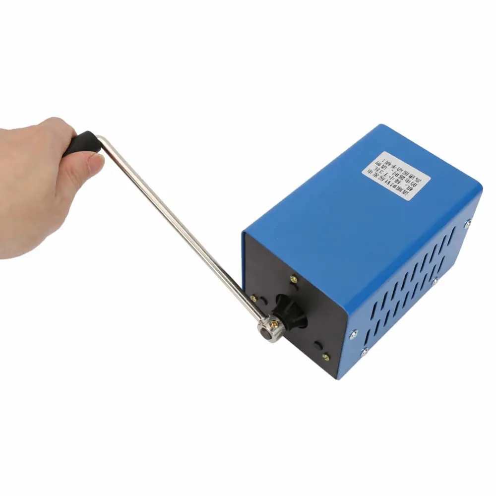 20W 3V-15V High Power Hand Crank Generator Portable Emergency USB Charger Generator for Outdoor Camping Survival Activities
