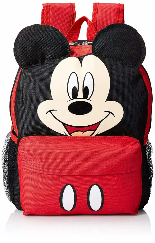 Disney Mickey Mouse Smiley Face and Ears Kids 12" Backpack