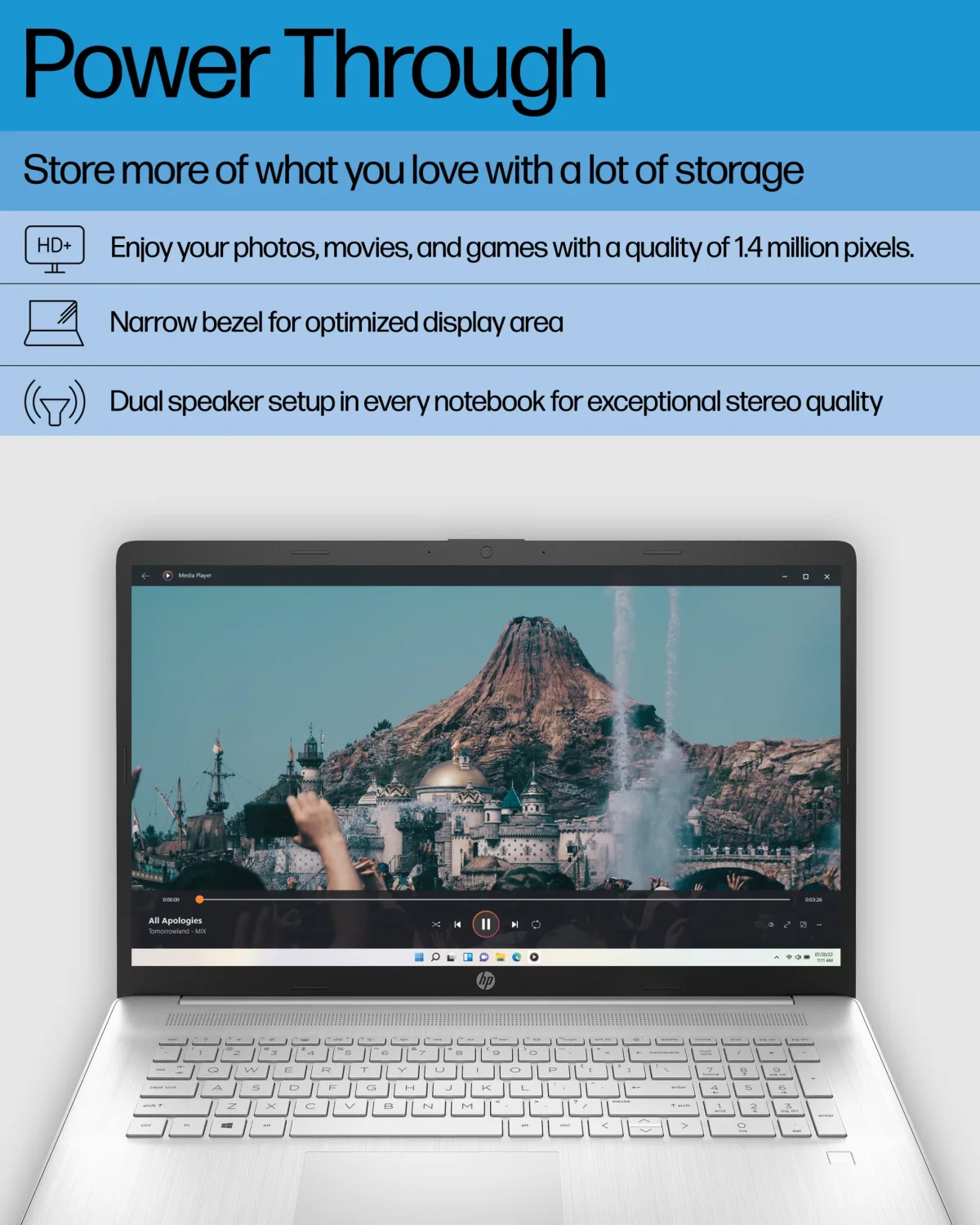 HP 17.3-inch Laptop, 11th Generation Intel Core i5-1135G7, Intel Iris Xe Graphics, 8 GB RAM, 512 GB SSD, Windows 11 Home (17.3-cn0026nr,Natural Silver)