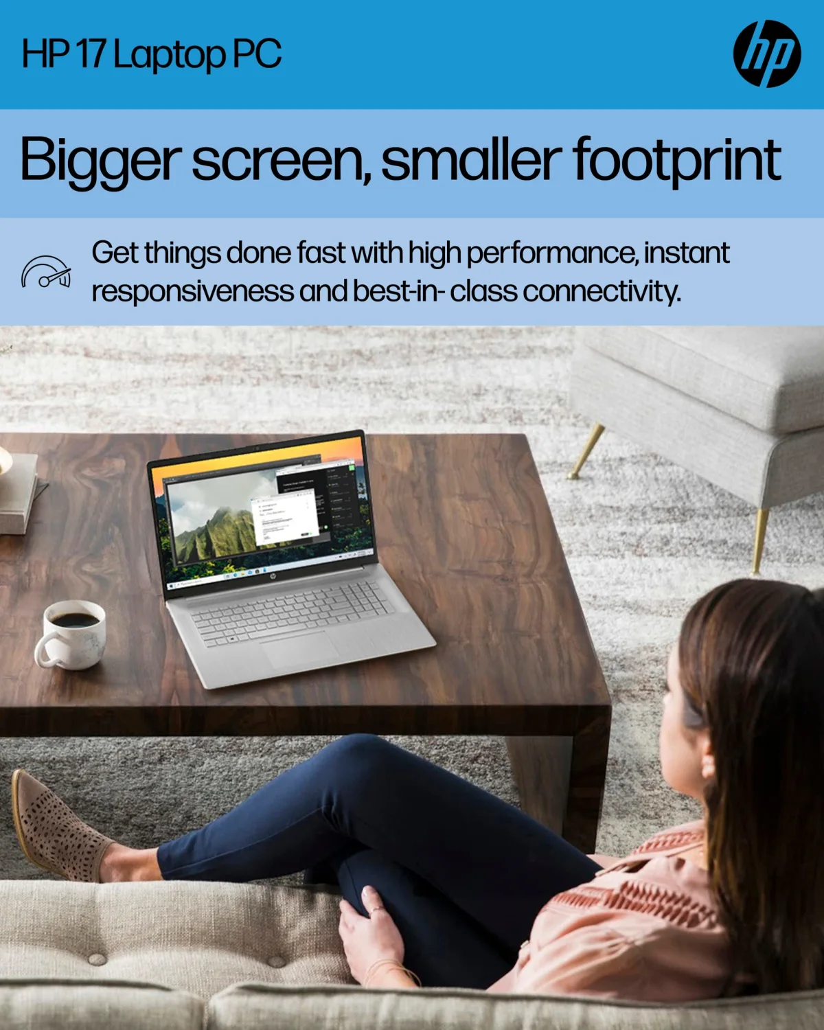 HP 17.3-inch Laptop, 11th Generation Intel Core i5-1135G7, Intel Iris Xe Graphics, 8 GB RAM, 512 GB SSD, Windows 11 Home (17.3-cn0026nr,Natural Silver)