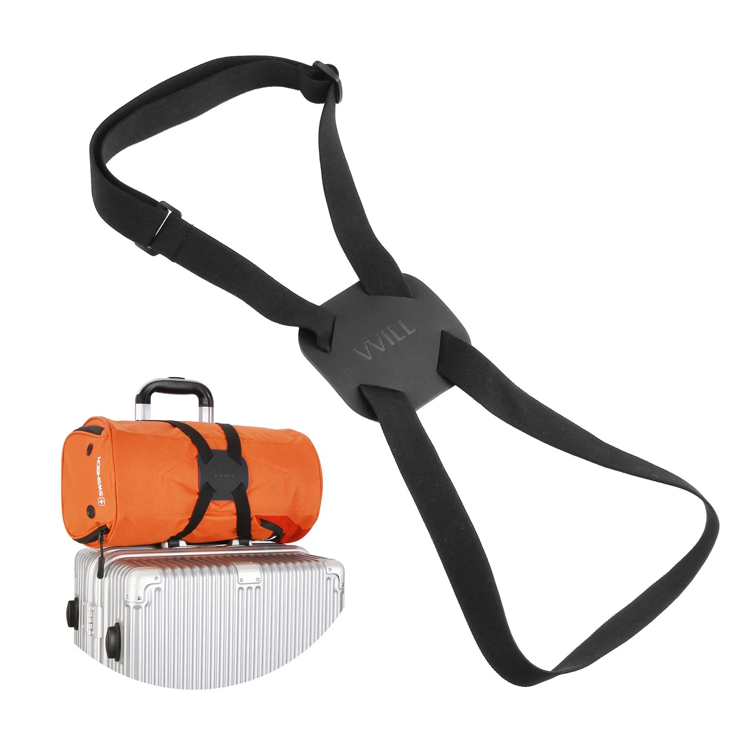 VVILL Bag Bungee, Luggage Straps Suitcase Adjustable Belt - Lightweight and Durable Travel Bag Accessories