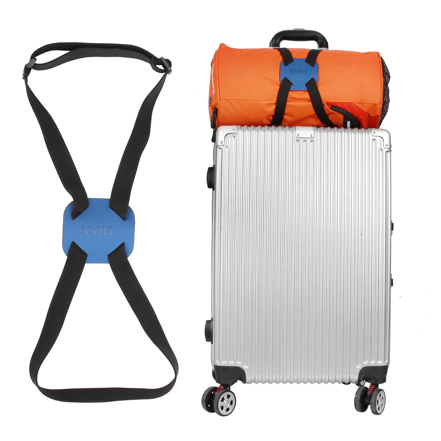 VVILL Bag Bungee, Luggage Straps Suitcase Adjustable Belt - Lightweight and Durable Travel Bag Accessories