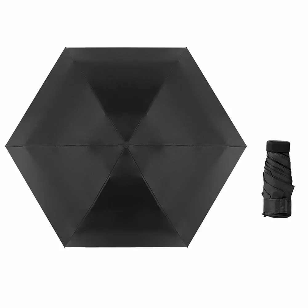 TOPTIE Mini Windproof Travel Umbrella, Compact Sun & Rain Umbrella with UV Protection