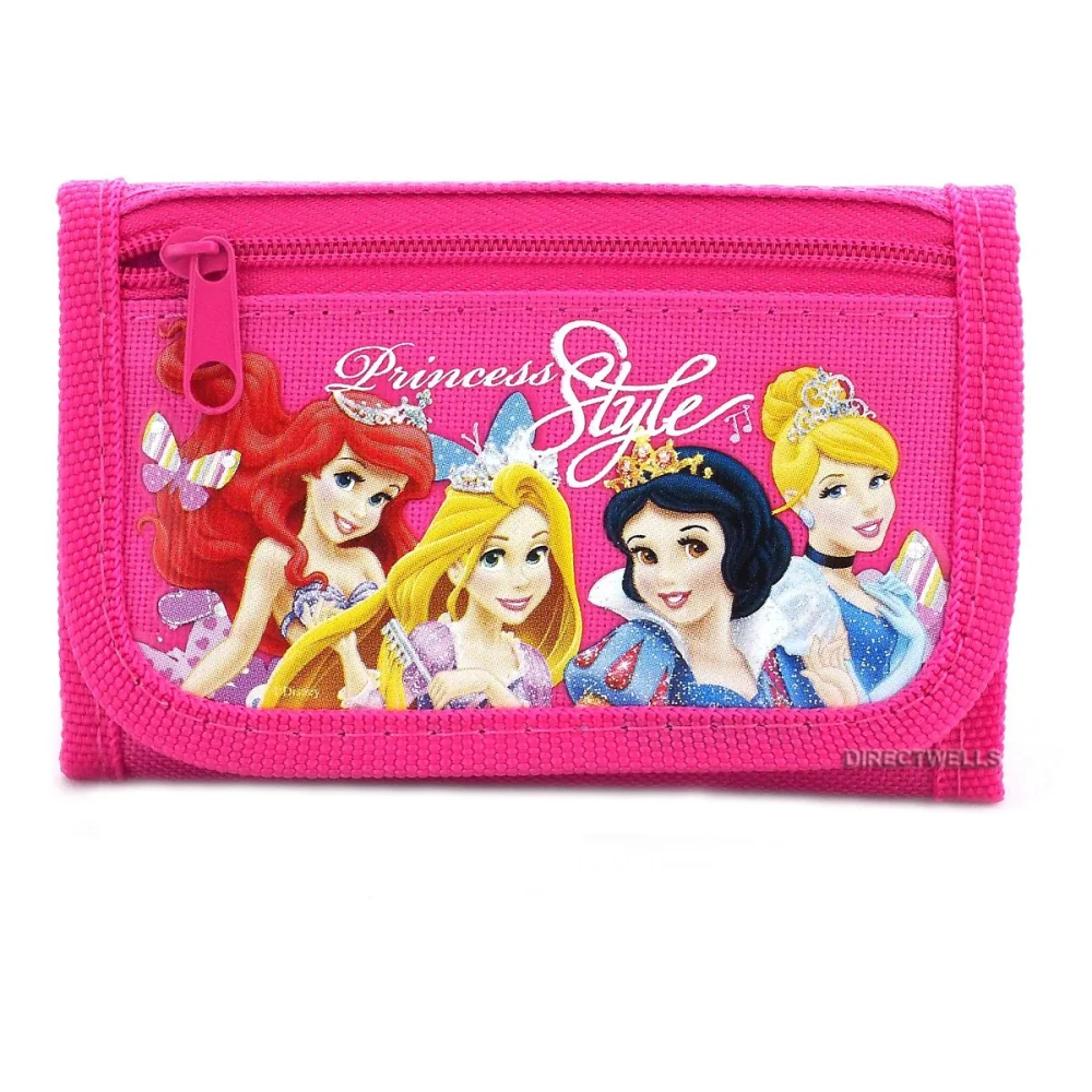 Disney Princess Style Hot Pink Trifold Wallet - 1 WALLET ONLY