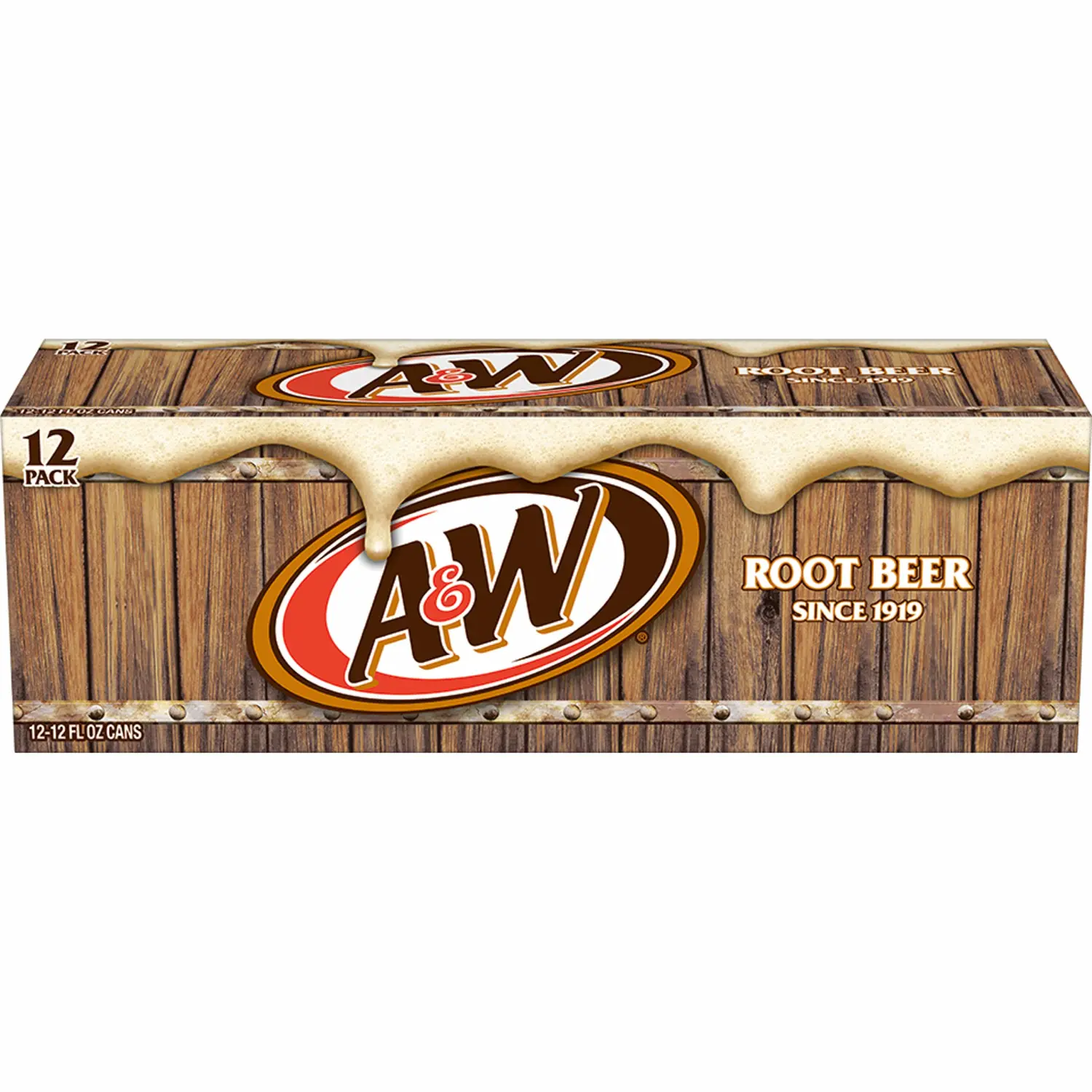 A&W Root Beer, 12 fl oz cans (pack of 12)