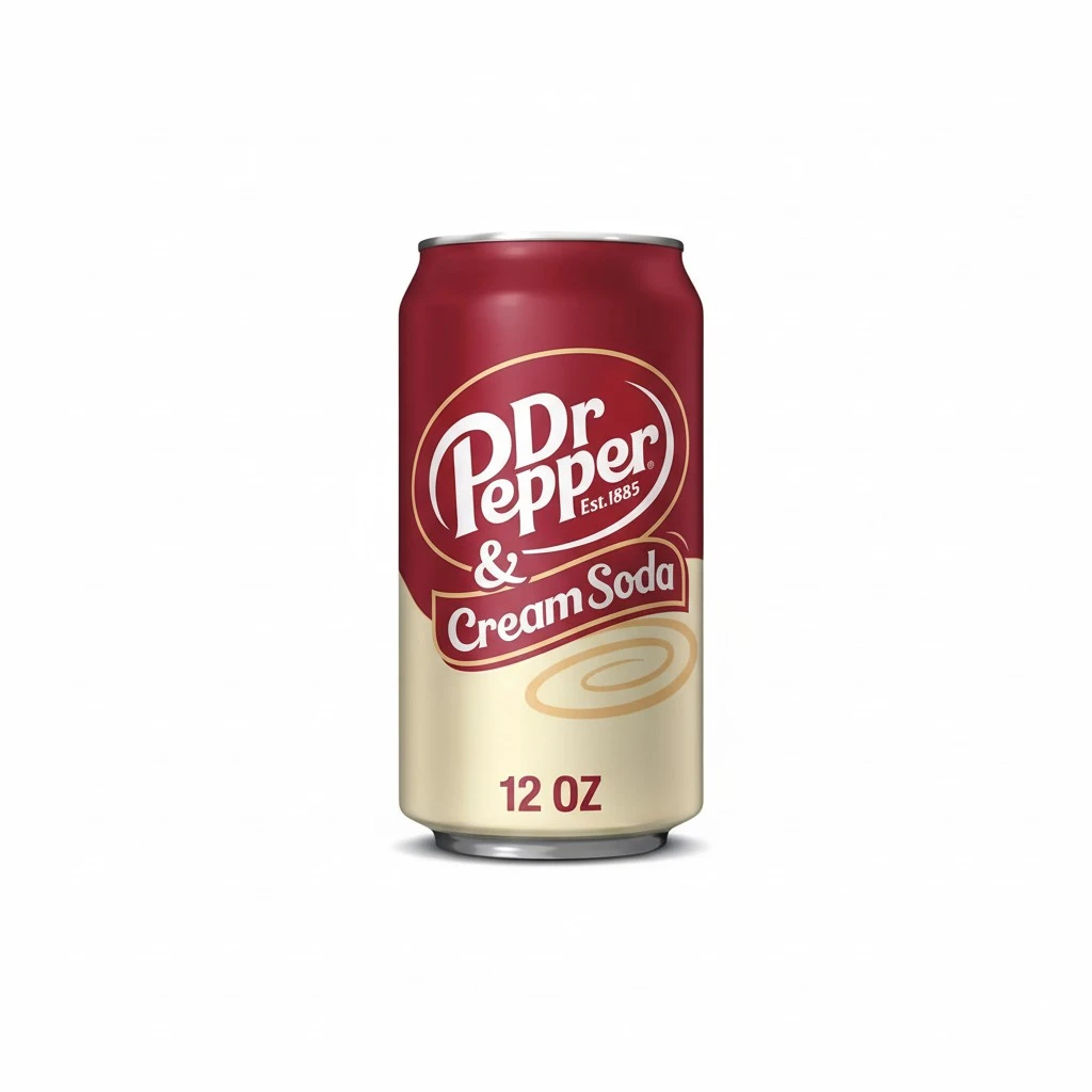 DR PEPPER - & CRÈME SODA, 12 OZ, 12 PK