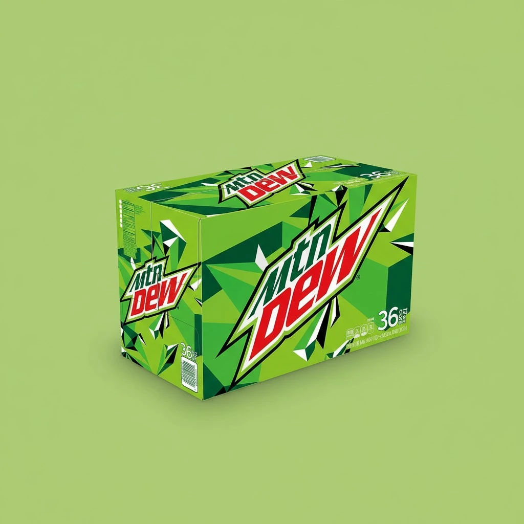 Mountain Dew Drink Cans 12 Fluid Ounce, Natural, 432 Fl Oz, (Pack of 36)