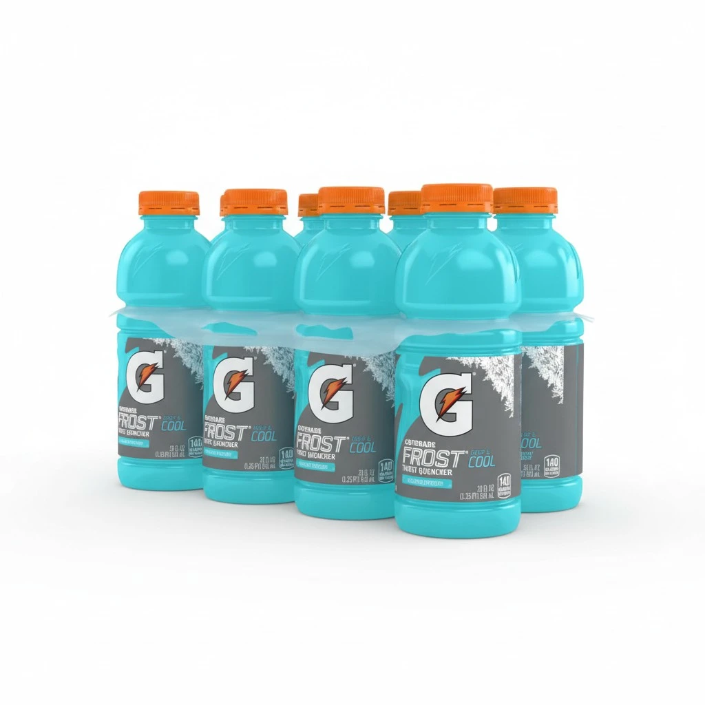 Gatorade Thrist Quencher, Frost Glacier Freeze Sports Drinks, 20 Fl Oz Bottles, 8 Pack