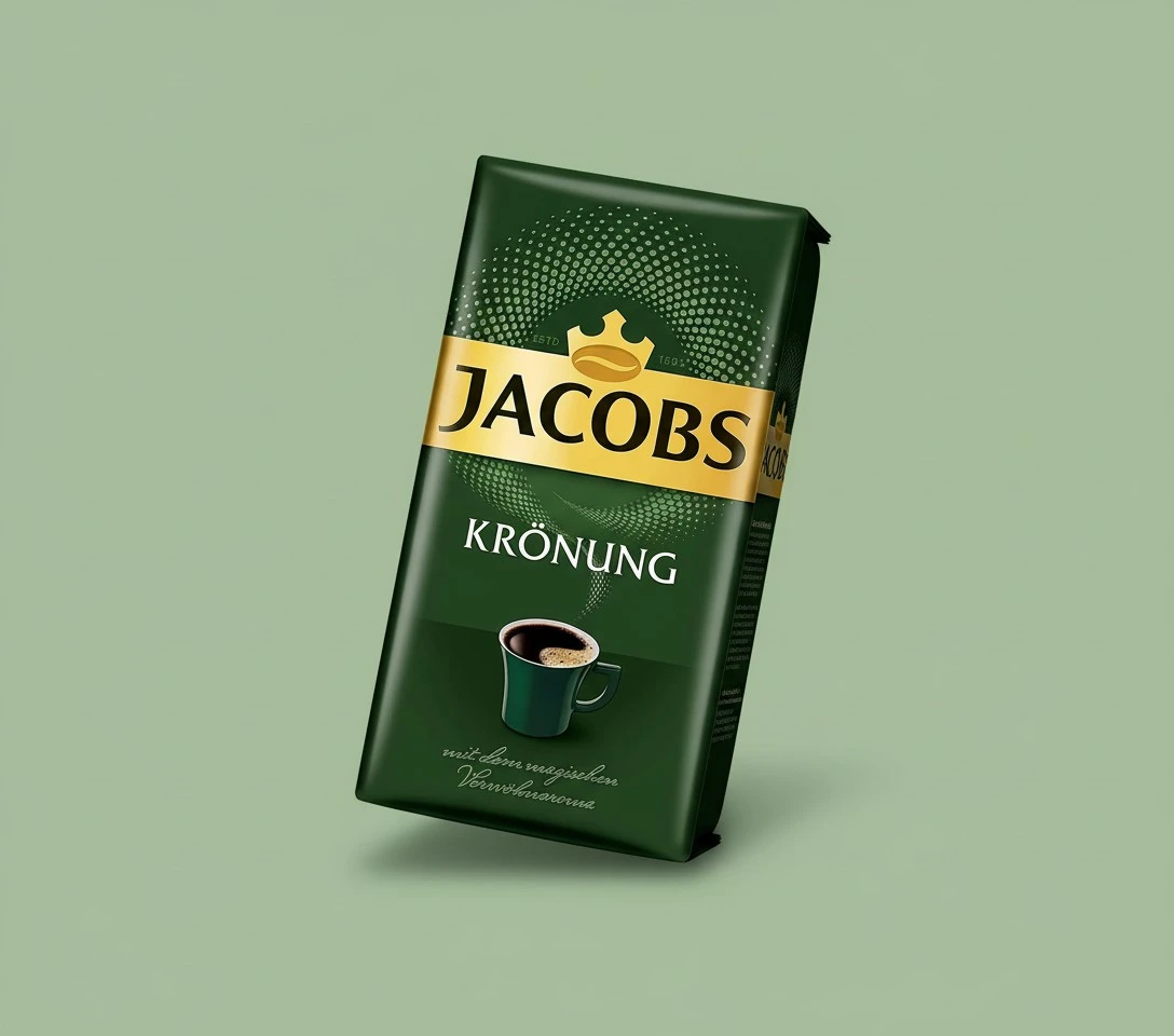 Jacobs Kronung Ground Coffee, Pack of 2- 17.6ounces (packing may vary)