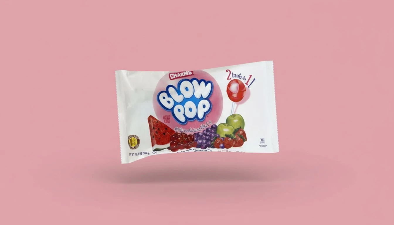 Blow Pop Lollipops - Dual Candy and Gum Suckers - Bulk Treat for Kids and Adults - Assorted Flavors, 16 Count