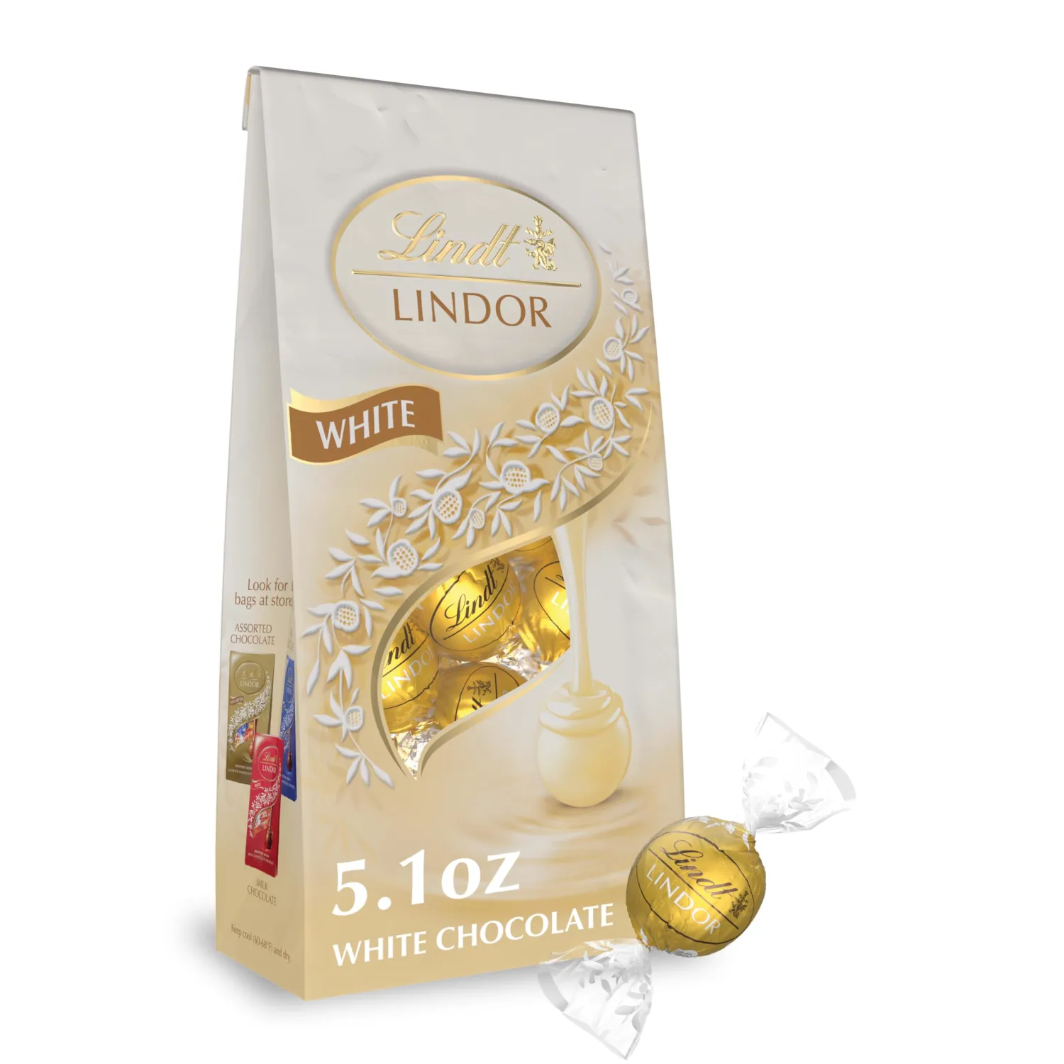 Lindor Shaped Ball Bag White