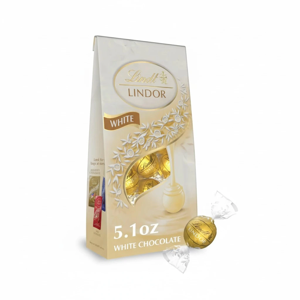 Lindor Shaped Ball Bag White