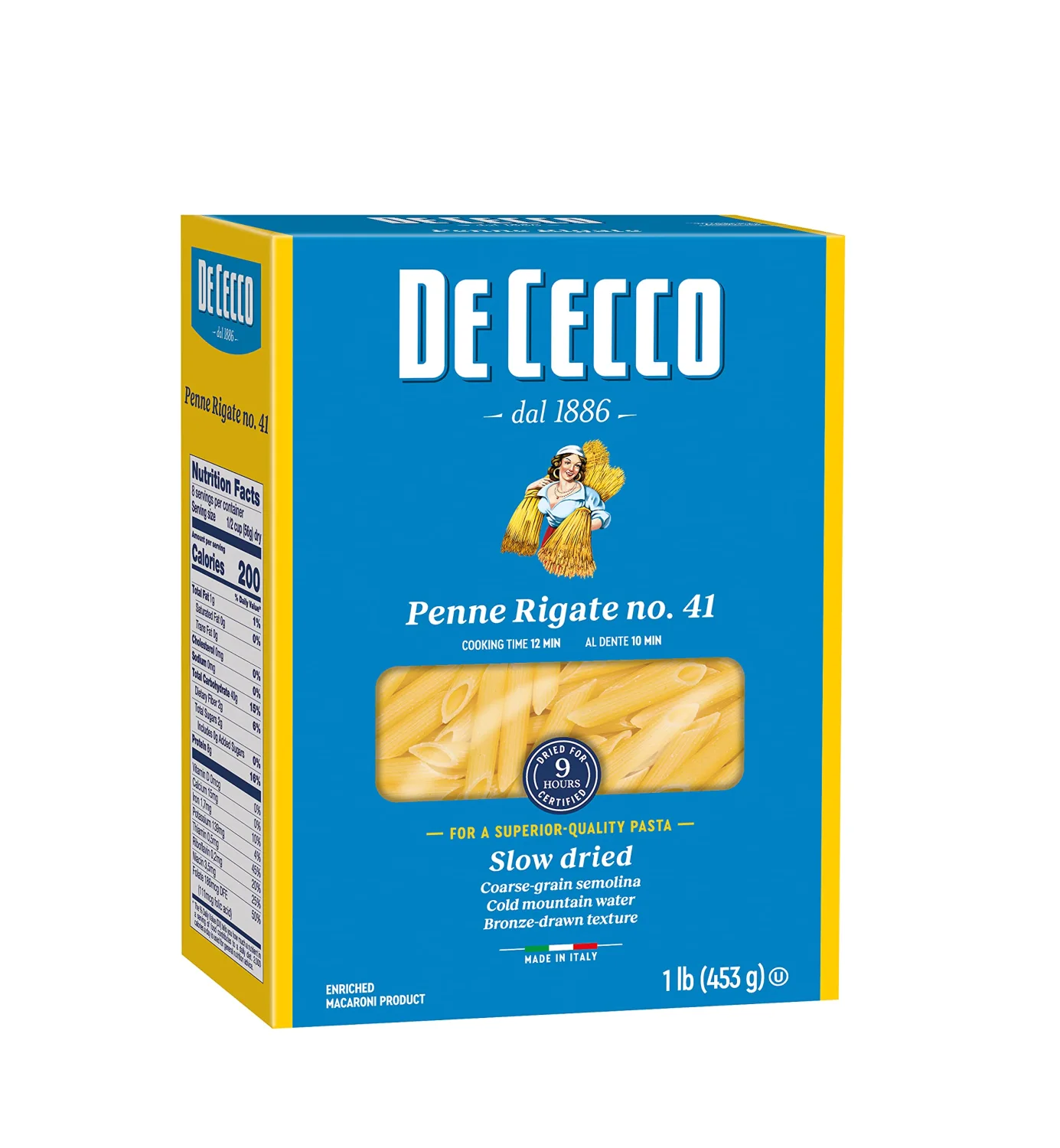 De Cecco Pasta, Penne Rigate, 16 oz