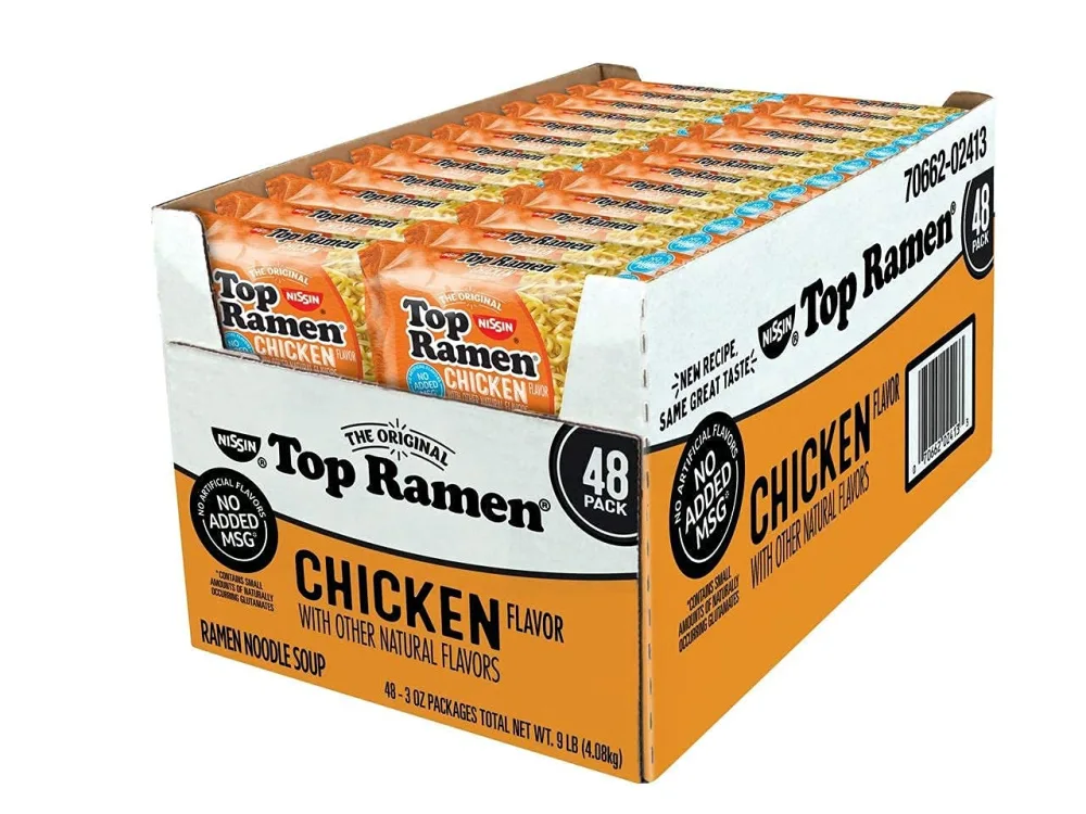 3 pack Product of Nissin Top Ramen Chicken Flavor Noodle Soup, 48 pk./3 oz. [Biz Discou