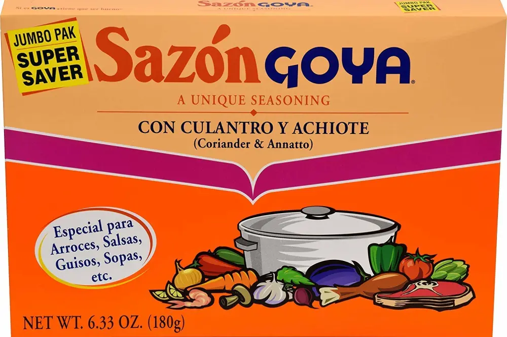 Goya Sazon Culantro/Achiote Jumbo 6.3 OZ(Pack of 2)