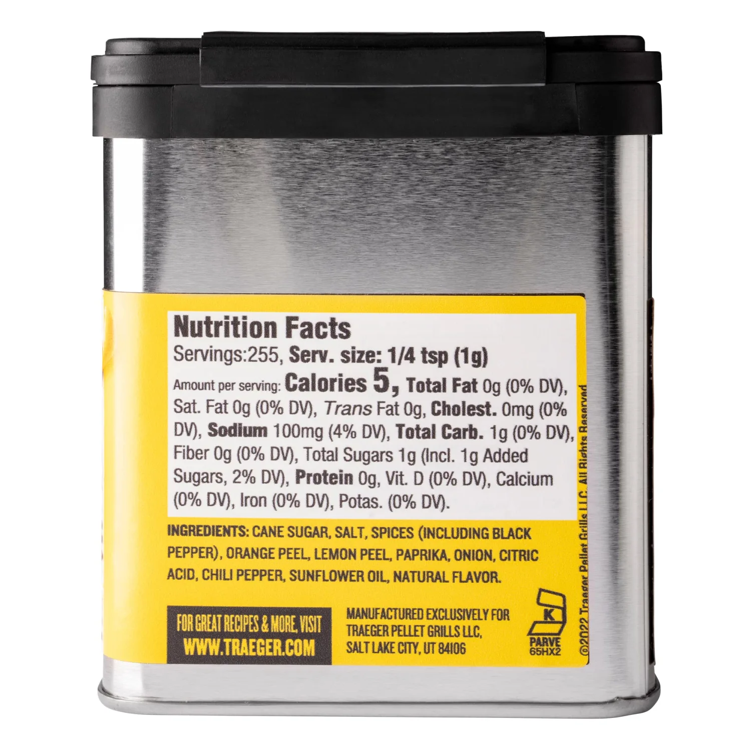 Traeger Pellet Grills SPC170 Chicken Rub with Citrus and Black Pepper