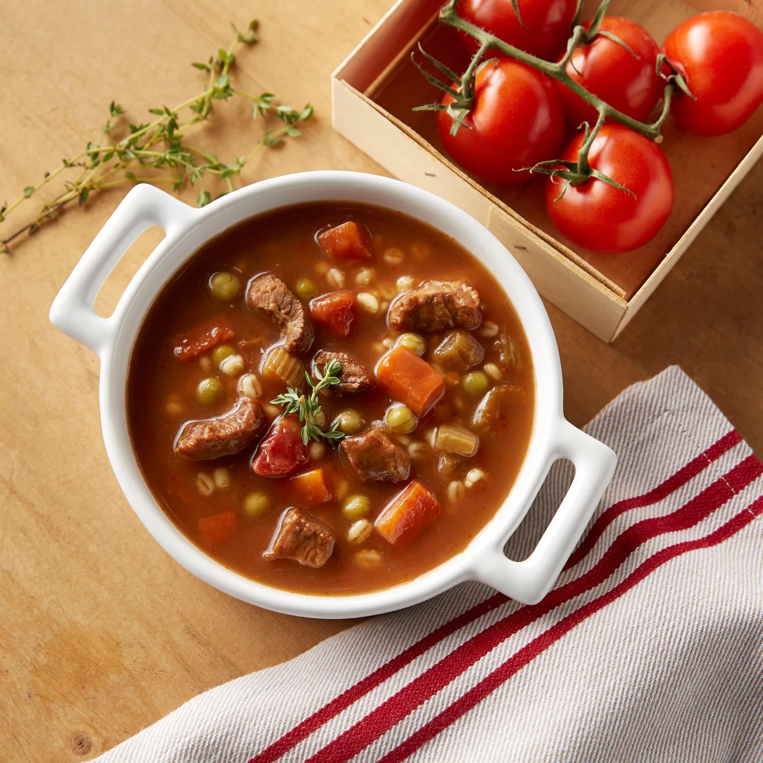 Progresso Traditional, Ready to Serve Beef Barley Soup, 19 oz. (Pack of 12)