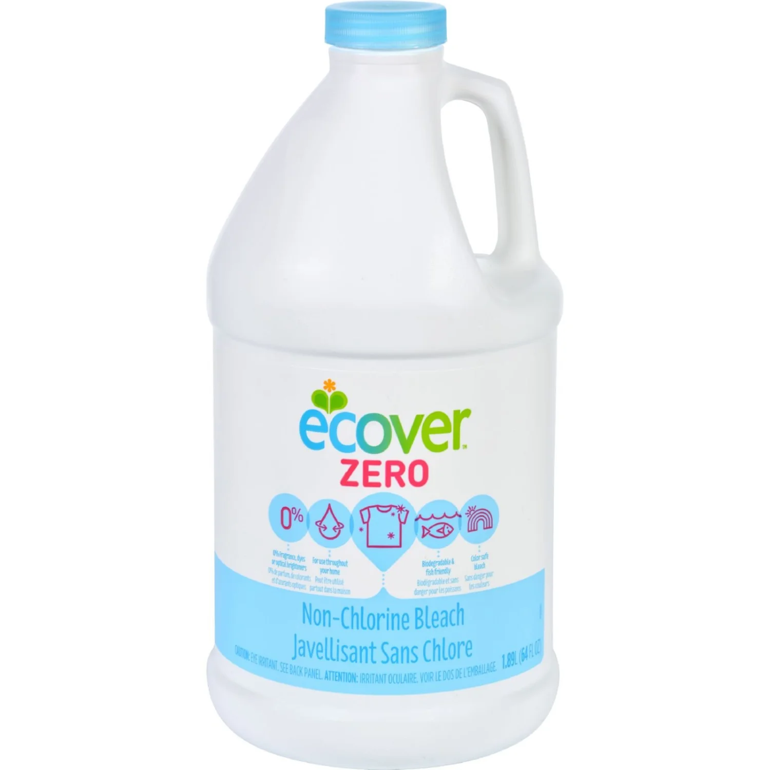Ecover Zero Liquid Non-Chlorine Bleach, 64 Fluid Ounces (Pack of 2)