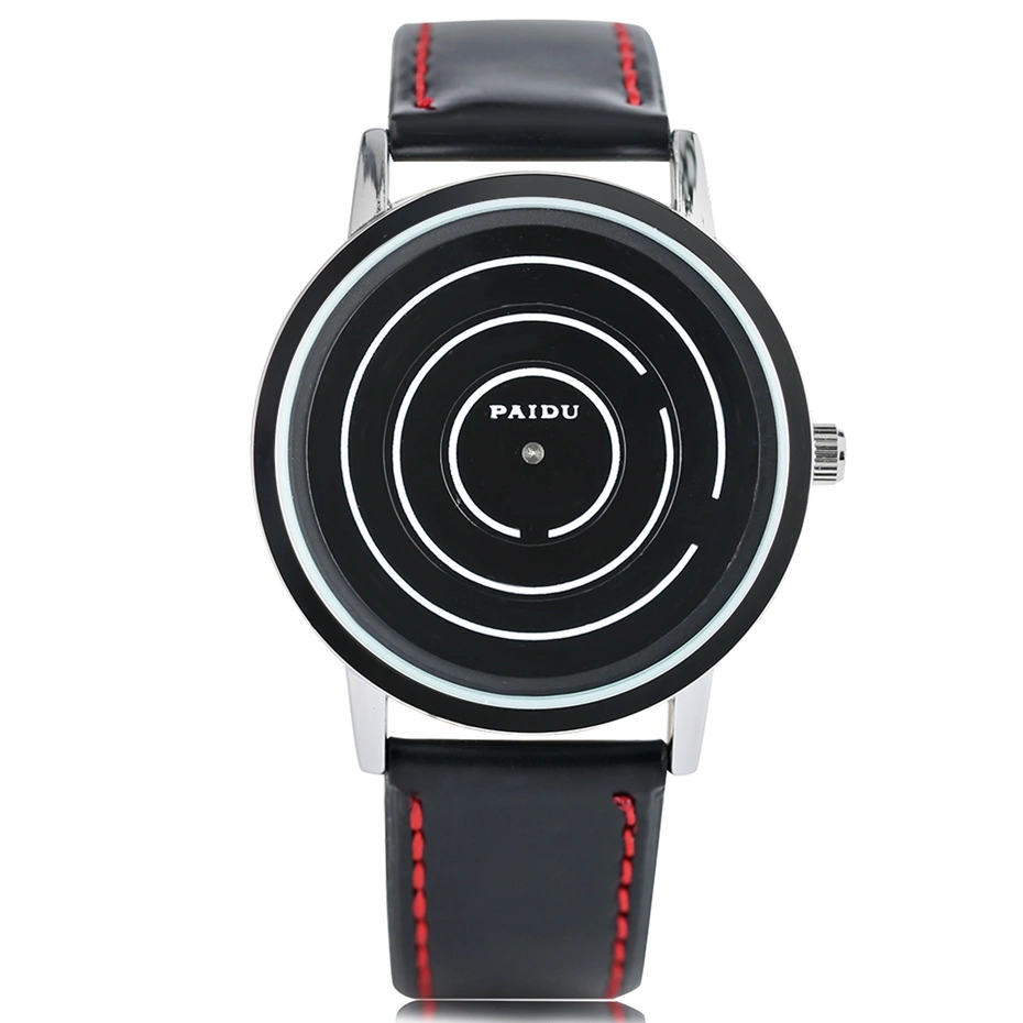 Creative dial steel band watch