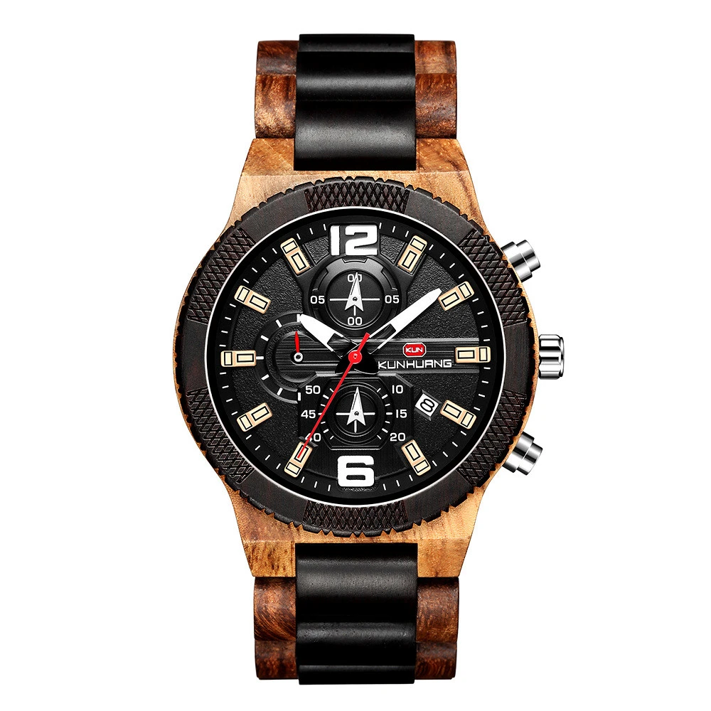 Men's wooden watch