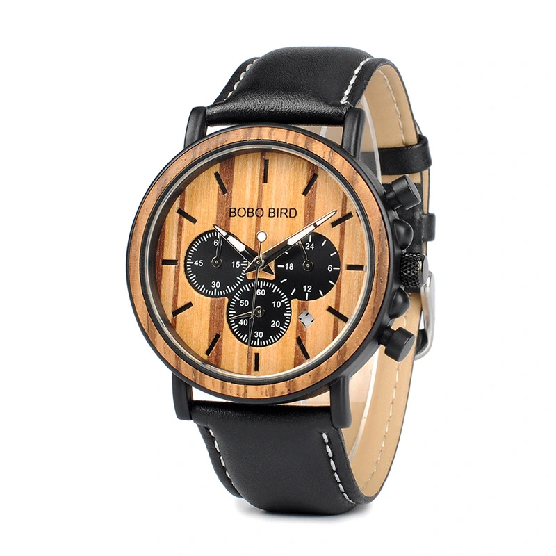 Fashion BOBO BIRD Wooden Watch Quartz Watch