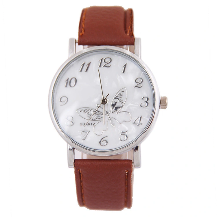 Ladies Butterfly Lychee Pattern New Watch