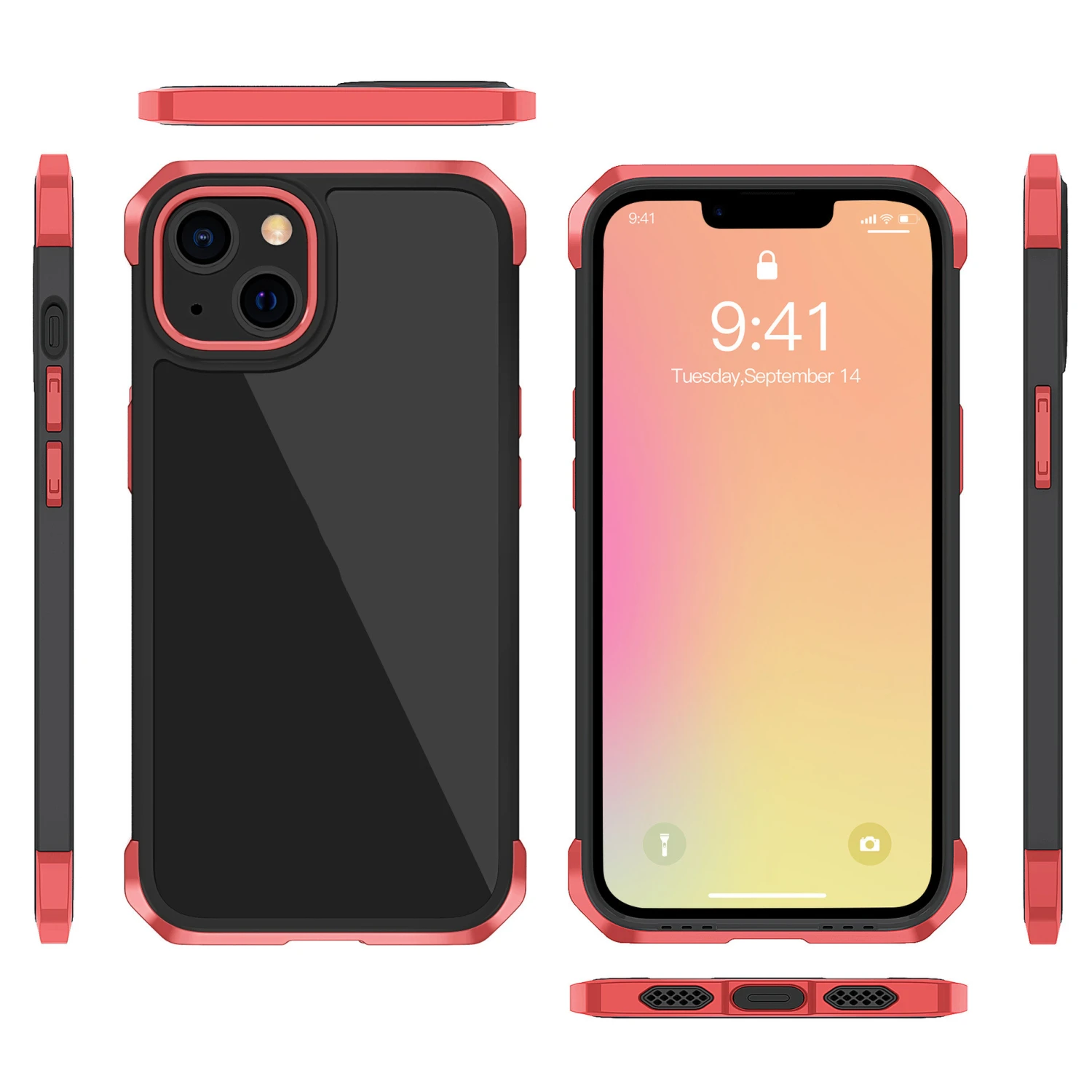 Three In One Mobile Phone Cover Dust-proof Hard Case