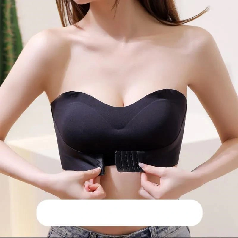 Strapless Underwear Women's Invisible Push Up Bras Non-slip Tube Top Seamless Girl Wireless Beautiful Back Wrapped Chest Thin