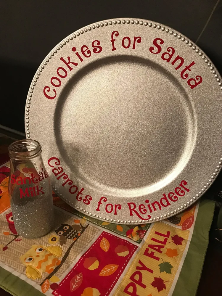 Cookies For Santa Plate and Mug Set - Carrots For Reindeer