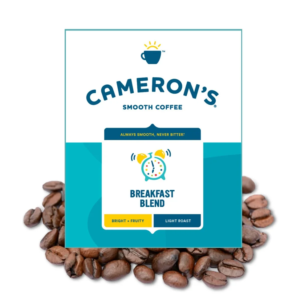 Cameron's Coffee Roasted Whole Bean Coffee, Breakfast Blend, 4 Pound