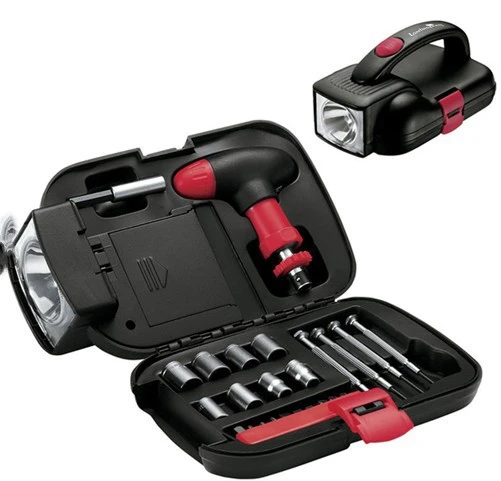 LED Light Multifunctional Car Repair Tool Set