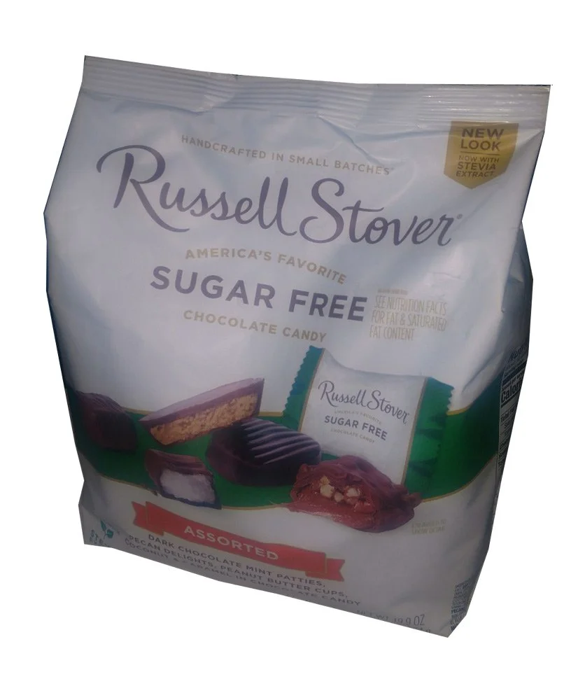 Russel Stover 3 Set - Sugar-Free Chocolate Candy Assortment Sampler 19.9 Ounce Bag