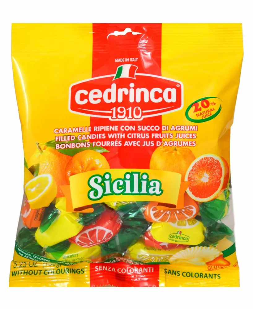 Cedrinca Sicilia Candies 5.25 ounces bags (3)