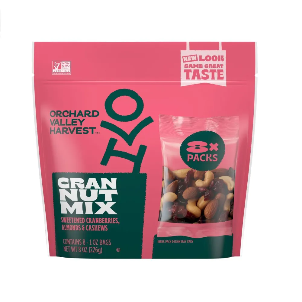 Orchard Valley Harvest JOH13641 Trail Mix, Cranberry Almond Cashew, 8 oz.