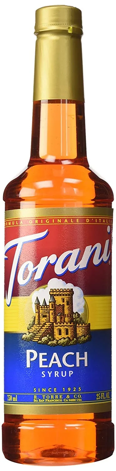Torani Syrup, Peach, 25.4 Ounce (Pack of 1)