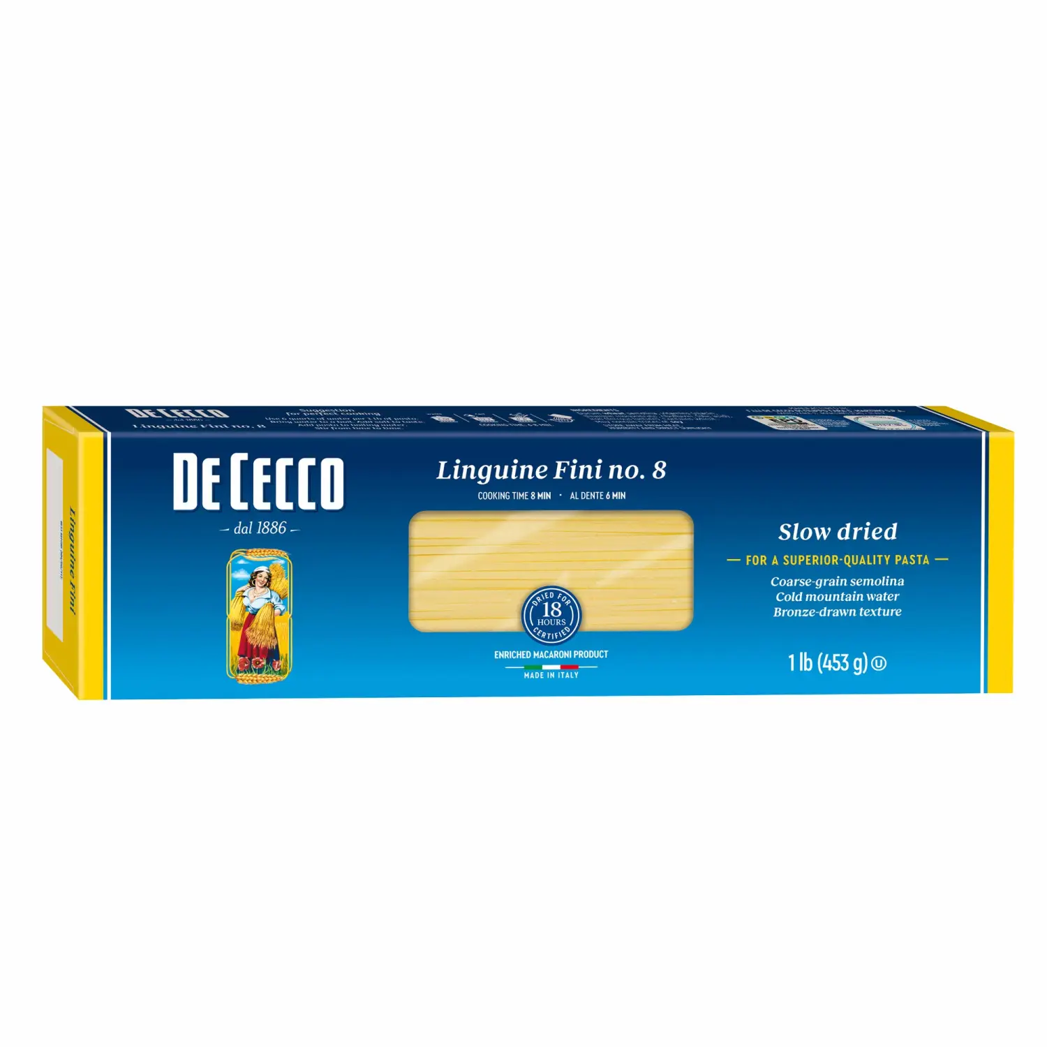 De Cecco Pasta, Linguine Fini, 16 Ounce (Pack of 5)