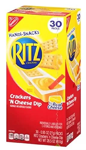 Nabisco Handi-Snacks Ritz Crackers N' Cheese Dip - 30 Pack