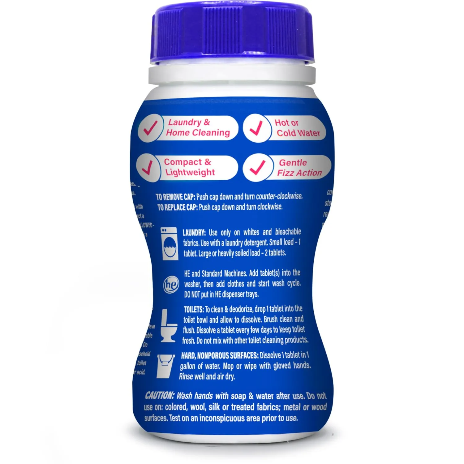 AMAZE Ultra Concentrated Bleach Tablets [32 tablets] - Original Scent - for Laundry, Toilet, and Multipurpose Home Cleaning. No Splash Liquid Bleach Alternative